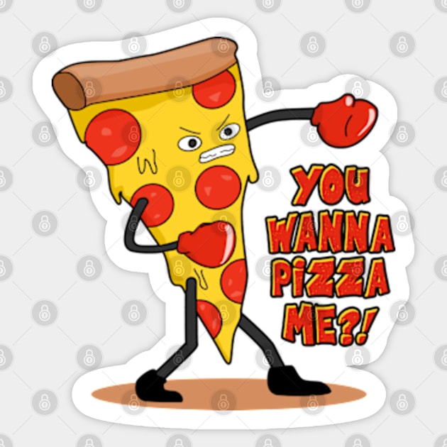 You Wanna Pizza Me? Sticker by Three Meat Curry